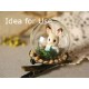 Glass Cover Dome 15x25mm, terrarium ball