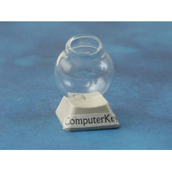Glass Cover Dome 12x20mm, terrarium ball