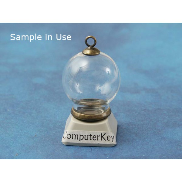 Glass Cover Dome 12x20mm, terrarium ball