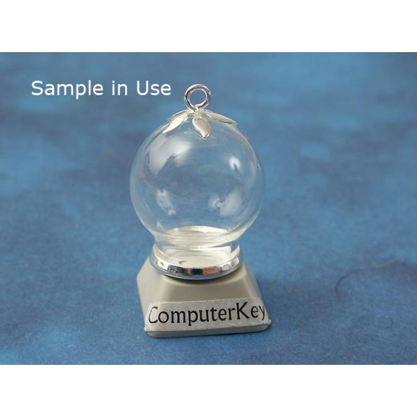 Glass Cover Dome 12x20mm, terrarium ball