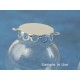 Glass Cover Dome 15x25mm, terrarium ball