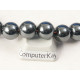 Round Gemstone Bead, Hematite, 8mm, string