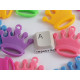 Acrylic Pendants, Crown, assorted, per 20 gram bag