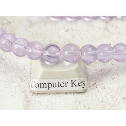 Glass Bead String, Round, Alexandrite (colour changing), 6mm