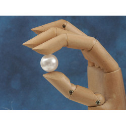 Acrylic beads, Imitation Pearl, 18mm, bag of 5