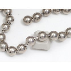 Ball chain, 10mm, satin nickel, 20 inch