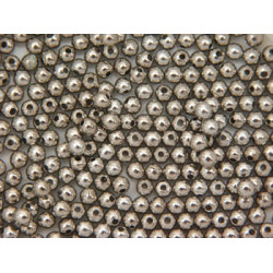 Filler Bead 2.5mm nickel plated, seamless, per 100