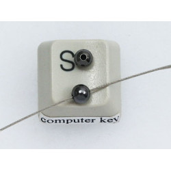 Filler Bead 4mm gunmetal black, seamless, per 50