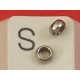 Filler Bead 3mm Stainless Steel, seamless, each