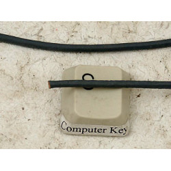 2.0mm round budget Leather Cord, Black, per metre