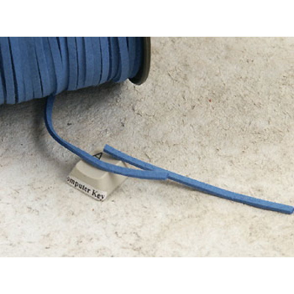 Faux Suede cord, 3mm wide, Cornflower Blue, per metre