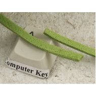 Faux Suede cord, 2.5mm wide, Spring Green, per metre