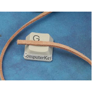 Faux Suede cord, 3mm wide, Soft-Brown, per metre