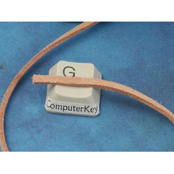 Faux Suede cord, 3mm wide, Soft-Brown, per metre