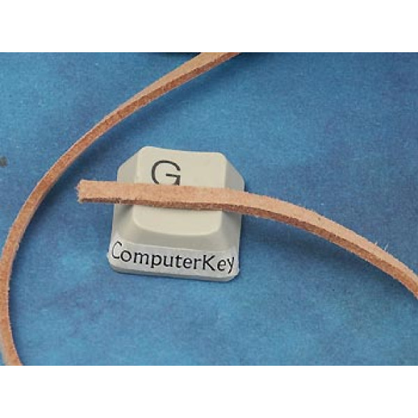 Faux Suede cord, 3mm wide, Soft-Brown, per metre