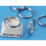 Split Ring, 14mm, 304 stainless steel, each