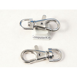 38mm Lobster Clasp, nickel colour, each