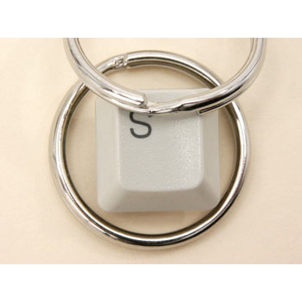 Split Ring, 30mm, nickel plated, each