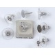 Discie stabiliser back, lge hole, Nickel free, pair