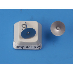 Post, 10mm Flat Pad, Stainless Steel, per pair