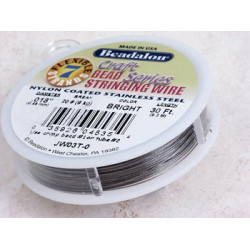 Beadalon® Wire, 7-Strand, Bright, 0.46mm, 91 metres / 300 feet