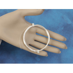 Premium Craft Wire: Silver plated Copper wire 0.2mm x 25m NON TARNISH