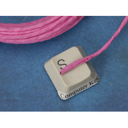 CLEARANCE: Pink paper covered Florist Wire, 7mts