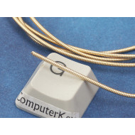 Perl Wire: Spiral wound Gold colour, 1.2mm x 1 metre