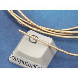 Perl Wire: Spiral wound Gold colour, 1.2mm x 1 metre