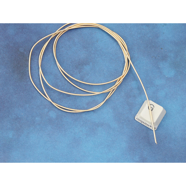 Perl Wire: Spiral wound Gold colour, 1.2mm x 1 metre