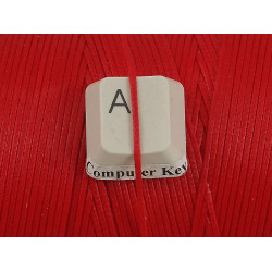 Waxed Polyester Cord, lightly waxed, 1.0mm, Red, by 5 metres