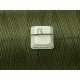 Waxed Polyester Cord, woven, 1.0mm, Olive Green, per 5 metres