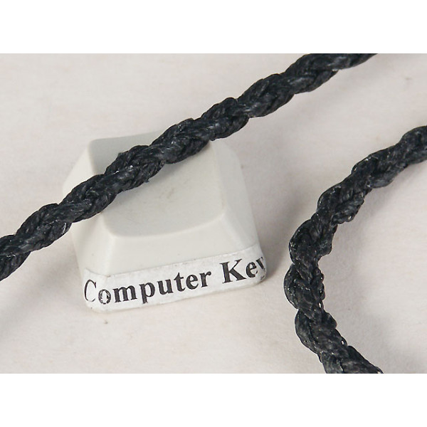 Waxed Plaited 4 strand Polyester Cord, by the metre, EXTRA-THICK 3.5mm, Black