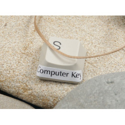 END OF LINE: Waxed Polyester Cord, woven, Beige, per 5 metres