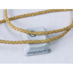 Waxed Plaited 3 strand Polyester Cord, by the metre, FINE 2.0x1.0mm, Dark Kelp