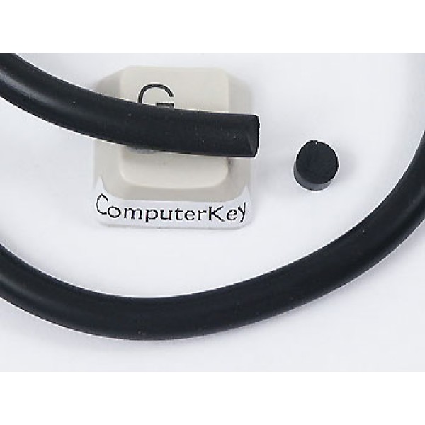 Synthetic Rubber Cord, Black, approx 5mm, per metre