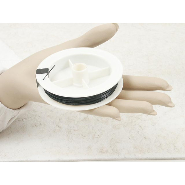 Tiger Tail, Black, 1.0mm, 10m/roll