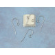 French Hook Earring Wires, Plain, Titanium, pair