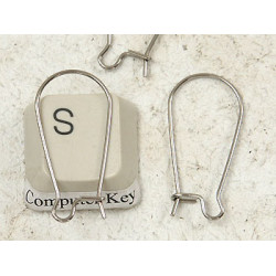 Small-Med Kidney Wire, 25mm, 316 stainless steel, per pair