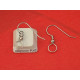 Earring Hook, 316 Surgical Steel, extra large loop, pair