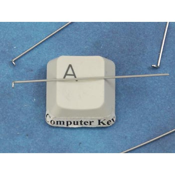 Head Pin, 1.5 inch, 0.6mm, stainless steel, per 100
