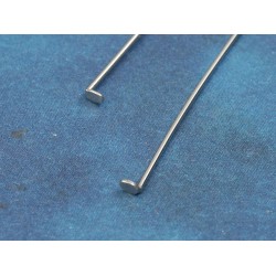 Head Pin, 1.5 inch, 0.6mm, stainless steel, per 100
