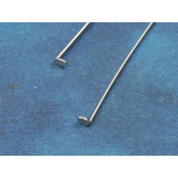 Head Pin, 1.5 inch, 0.6mm, stainless steel, per 100