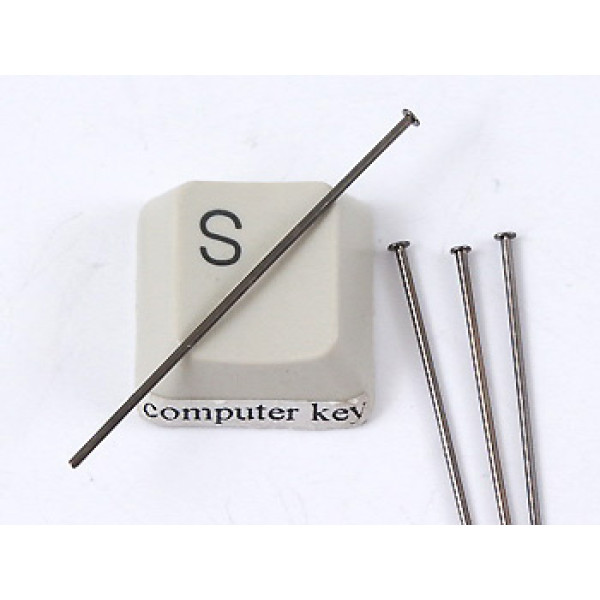 Head Pin, 1.5 inch, gunmetal black, per 50