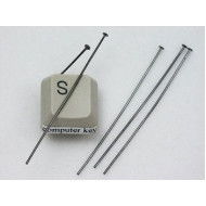 Head Pin, 2 inch, NF gunmetal black, per 50