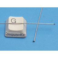 Head Pin, Long, 75mm, 304 stainless steel, per 50