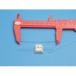 Head Pin, Long, 75mm, 304 stainless steel, per 50
