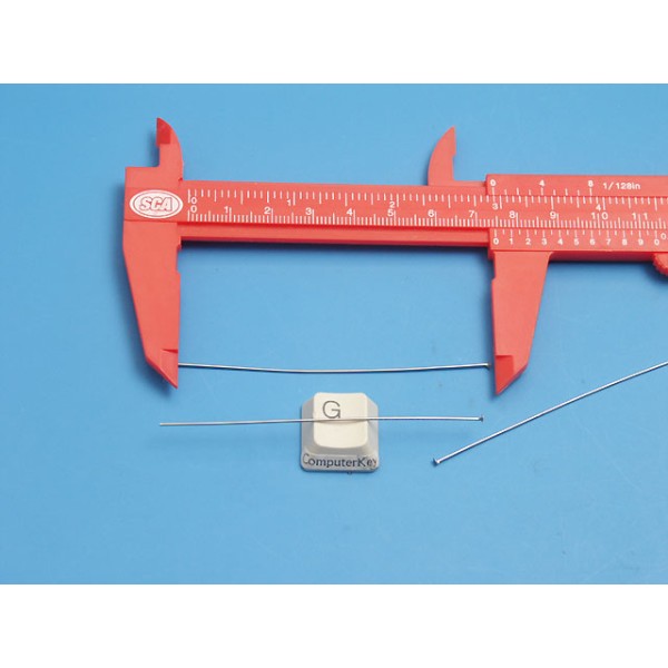 Head Pin, Long, 75mm, 304 stainless steel, per 50