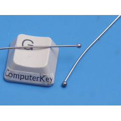 Head Pin, Ball Head, 40mm x 0.7mm, 304 stainless steel, each