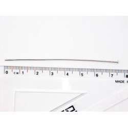 Head Pin, 3 inch, firm, nickel plate, each